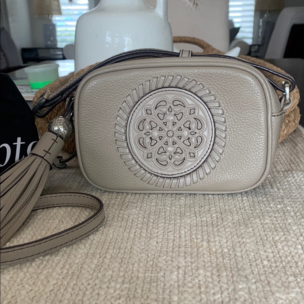 Brighton beige Crossbody Bag with Mandala Design